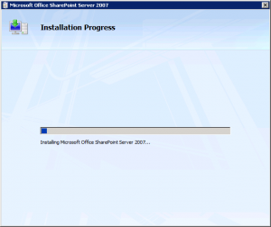 Server 2008 R2: SharePoint 2007 Installation